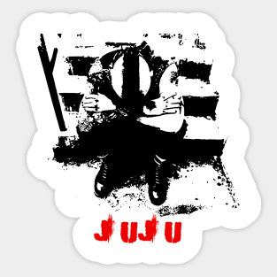 juju goes to punk Sticker